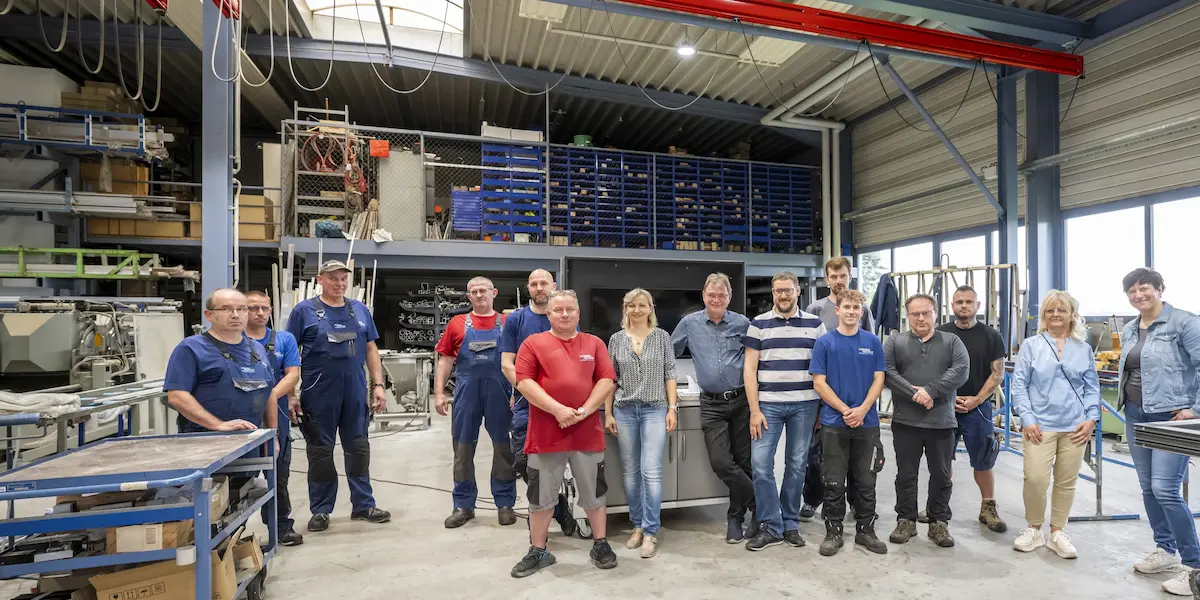 Team von Metallbau Quosdorf in der Werkstatt